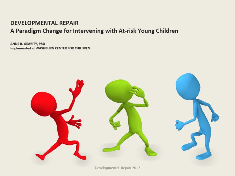 Developmental Repair A Training Manual Minnesota Society for