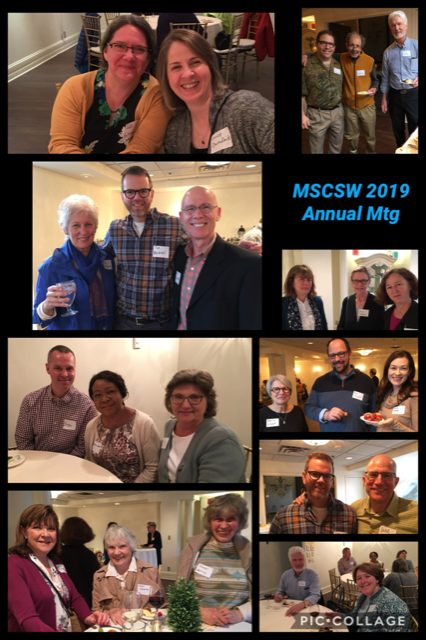 Photo collage from the MSCSW 2019 Annual Meeting